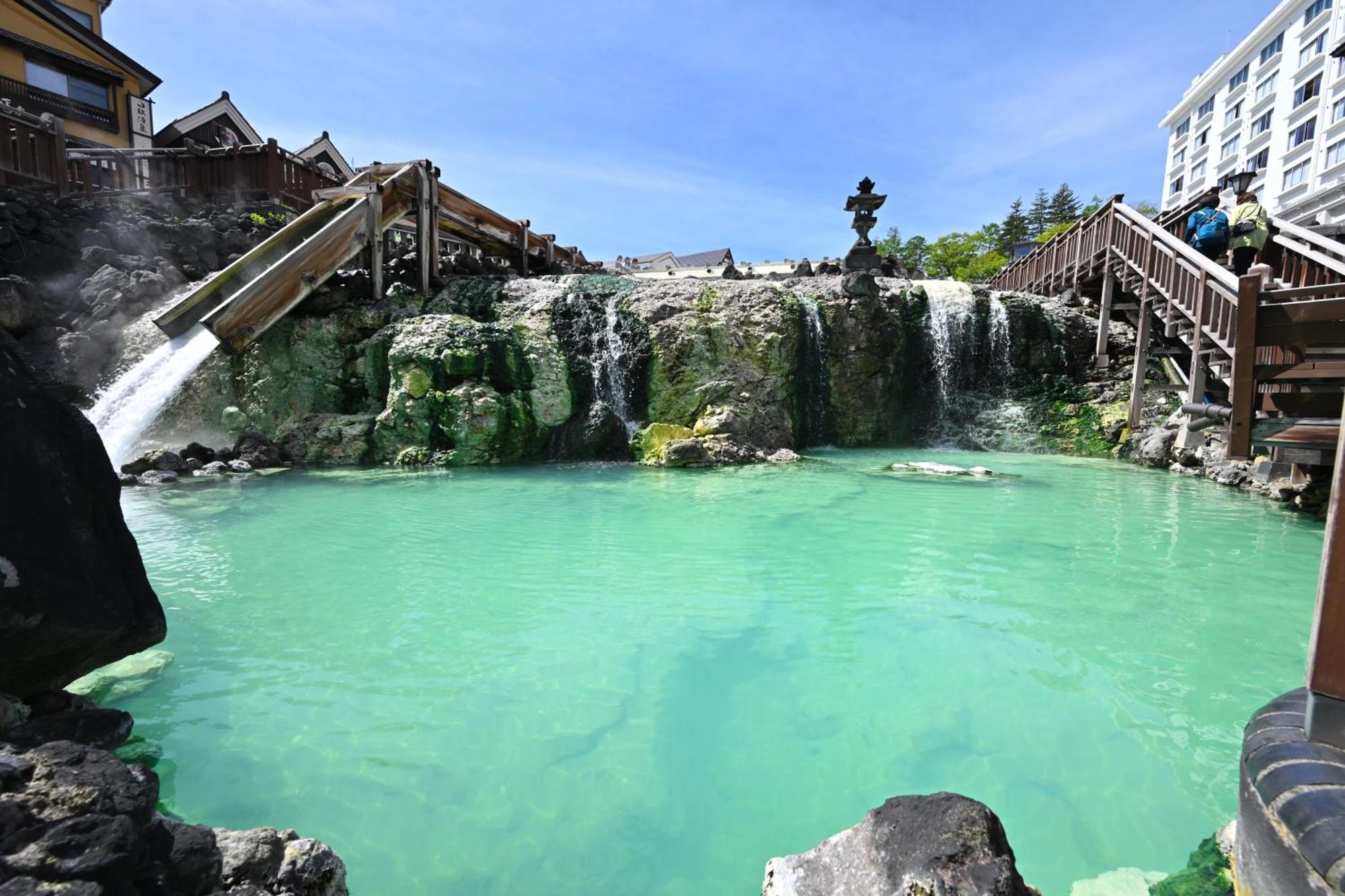 Osakaya Ryokan Кусацу Экстерьер фото